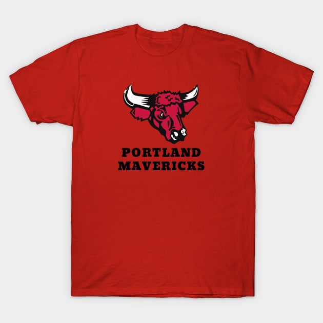 Defunct Portland Mavericks Baseball T-Shirt by LocalZonly